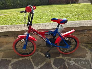 Bicicletta bimbo di Spiderman, ruote da 14''