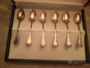 set 6 cucchiaini argento 800/1000
