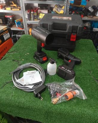 Kit idropulitrice Soffiatore a doppia batteria 48V