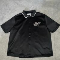 Camicia nera in seta