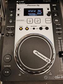2x Pioneer CDJ-350 + Mixer Xone:DB2 + Flightcase