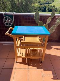 Carrello portavivande su ruote