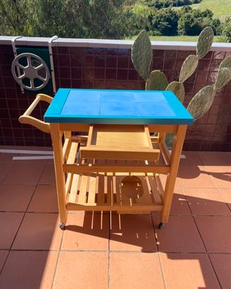 Carrello portavivande su ruote