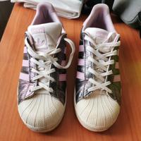 Adidas superstar rosa perlati come nuove edizione 