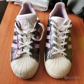Adidas superstar rosa perlati come nuove edizione 
