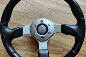 Volante originale Momo pelle nera 350mm