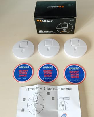 ALLARME  A BATTERIA PER ROTTURA VETRI