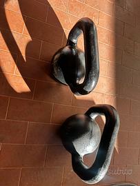 2 Kettlebell da 12 kg