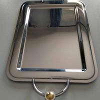 Vassoio guantiera in acciaio inox 18/10 Cromargan