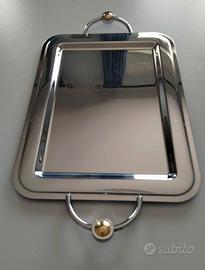 Vassoio guantiera in acciaio inox 18/10 Cromargan