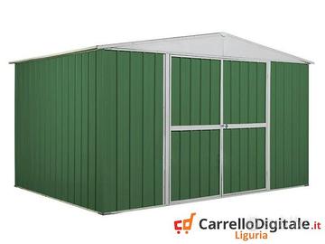 Box in lamiera di Acciaio 360x260cm 9mq verde