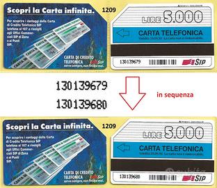 ITALIA Schede Telefoniche "OCR sequenziali" (#17)