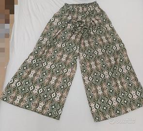 Pantaloni donna, vita elastica con tasche 