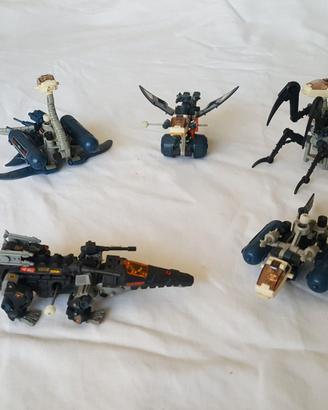 lotto Zoids 5 robot con scatole e istruzioni