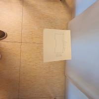 SCRIVANIA IN VETRO CON GAMBE CROMATE MISURE 120X60