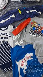 set pigiami bimbo primavera 3 anni