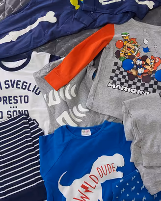 set pigiami bimbo primavera 3 anni