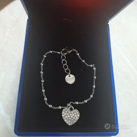 Bracciale Donna Placcato Argento, Regolabile, Brac