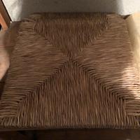 2 Sedute  paglia per sedie