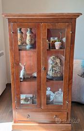 vetrinetta in legno massello 