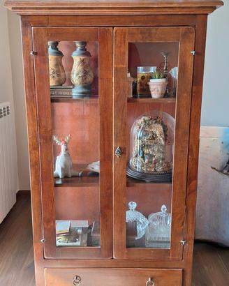 vetrinetta in legno massello 