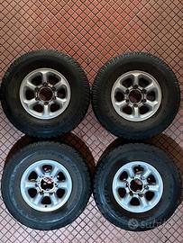 Cerchi e gomme mitsubishi pajero 2 serie