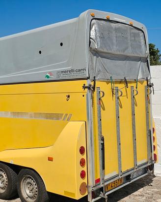 Trailer trasporto due cavalli 