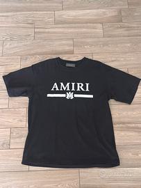T-shirt Amiri - Total Black con stampa
