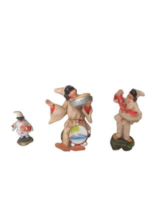 3 statuine Pulcinella