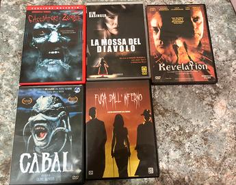 Lotto B di 5 dvd horror splatter