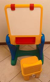 Banco scuola con lavagna Chicco con sedia.