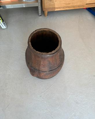 Secchio legno. Porta ombrello