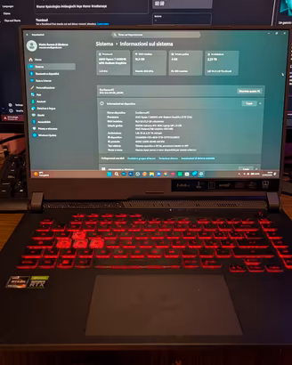 Asus Rog strix g15 2022 custom 2TB