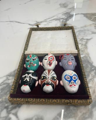 Maschere in miniatura Oper dí Pechino