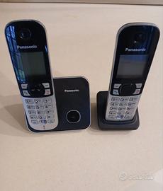 Duo Telefono fisso Panasonic KX-TG6852JTB cordless