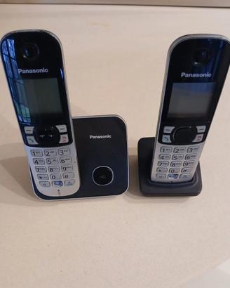Duo Telefono fisso Panasonic KX-TG6852JTB cordless