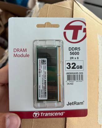 Transcend JetRam 32GB DDR5 5600MHz SO-DIMM – RAM
