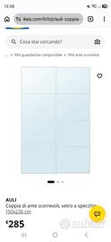 Ante AULI ikea specchio per pax 150 cm
