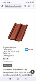 tegola wierer cemento doppia romana