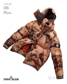Giacchetto Stone Island Ice Jacket Earth Mapping