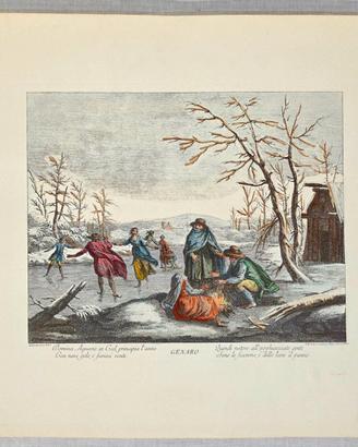 Acquaforte su carta di Giuseppe Zocchi del 1744 -