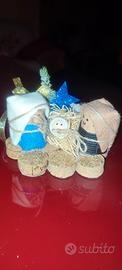 presepe fatto a mano 14*14*h9 cm