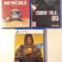 The Invincible e Resident Evil 4 Remake PS5