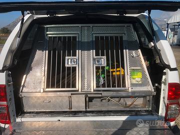Gabbione Trasporto Cani da Caccia Inox