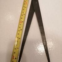 Compasso antico da officina 22 cm