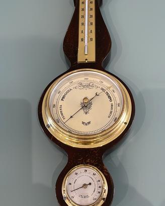 Stazione meteorologica vintage da parete  in legno