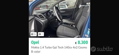 Opel Mokka 1.4 GPL - Motore rifatto - GPL nuovo