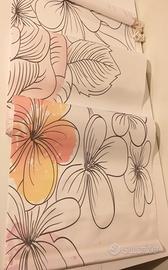 Tende a rullo fiori stilizzati NUOVE-2 misure 