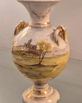 Vaso Antico Ceramica Bonaccorso Arezzo Dipinto a M