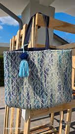 borsa tote in tessuto